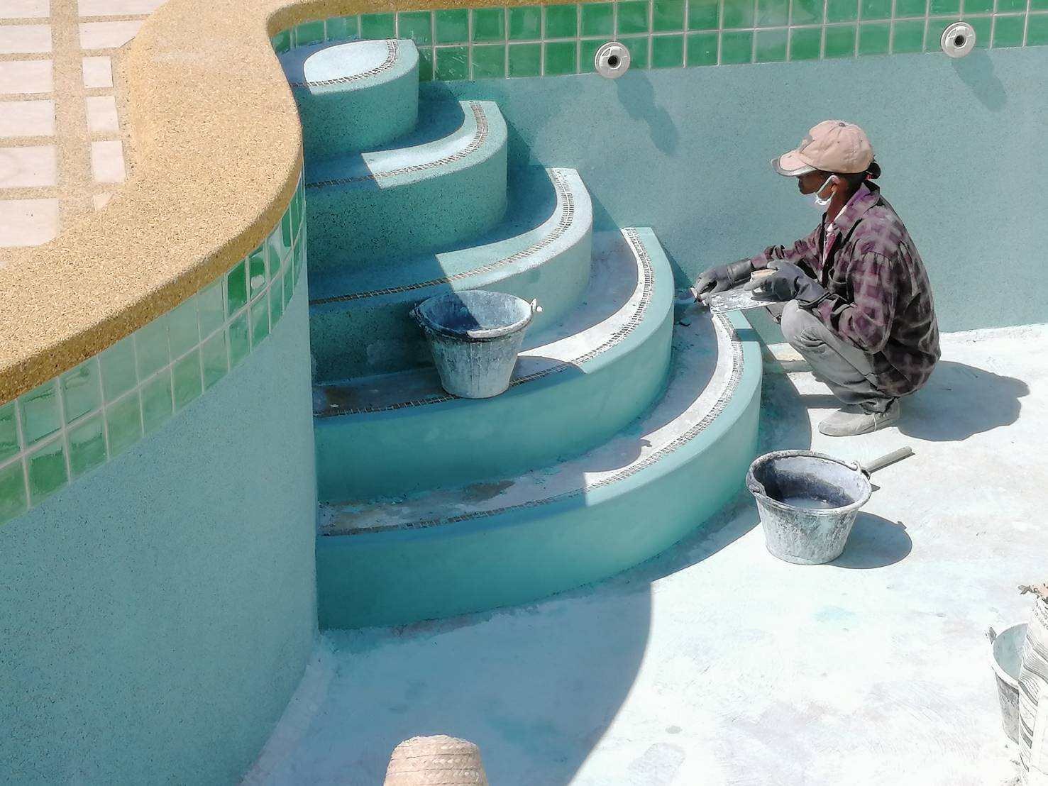 Pool finish in a completed pool — view 30