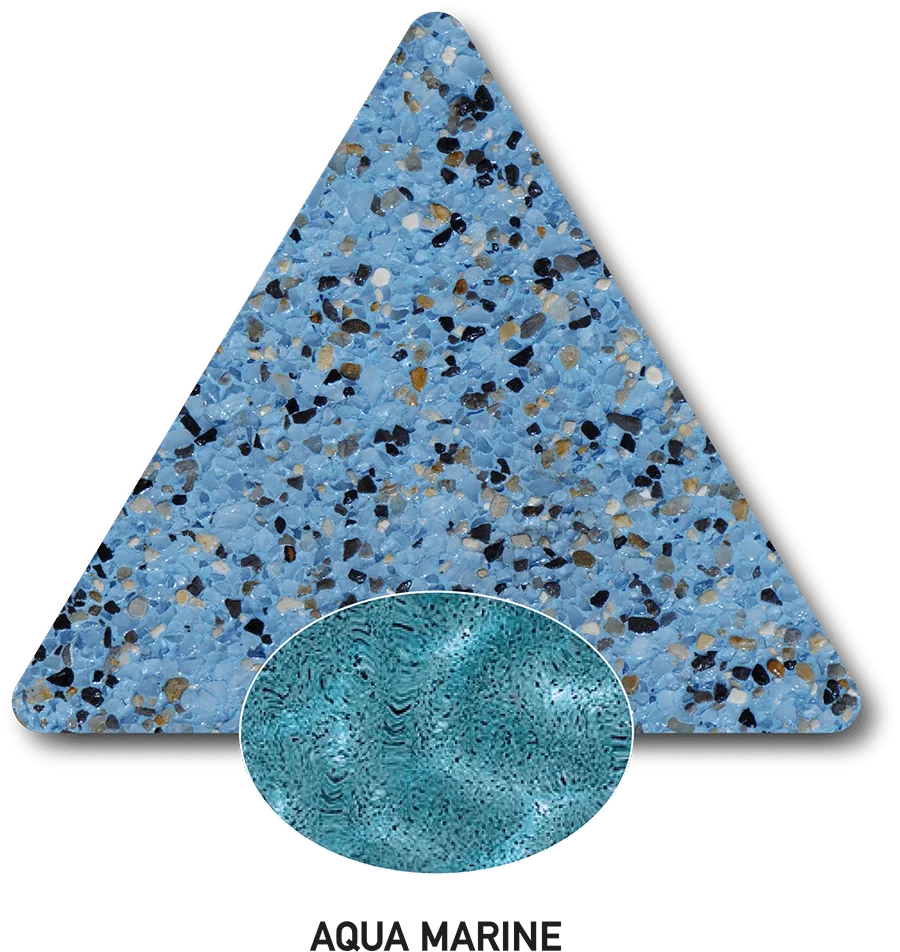 Aqua Marine — PebbleCrete Classic sample illustration