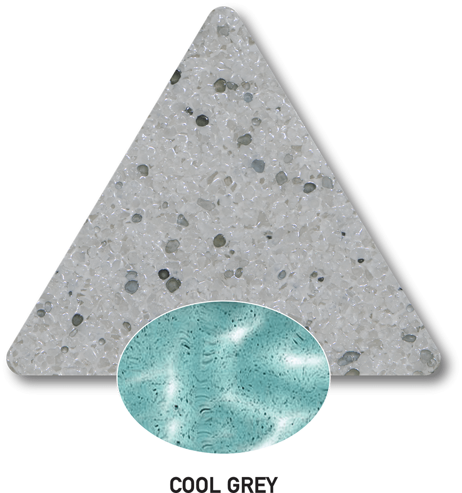 Cool Grey sample with a computer-generated water-colour illustration