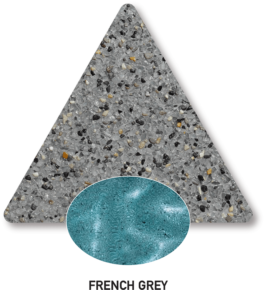 French Grey sample with a computer-generated water-colour illustration