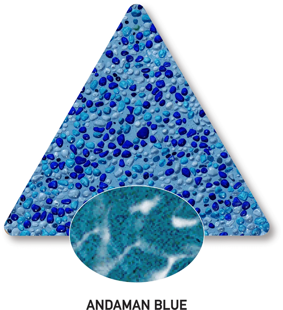 Andaman Blue — PebbleGlass sample illustration