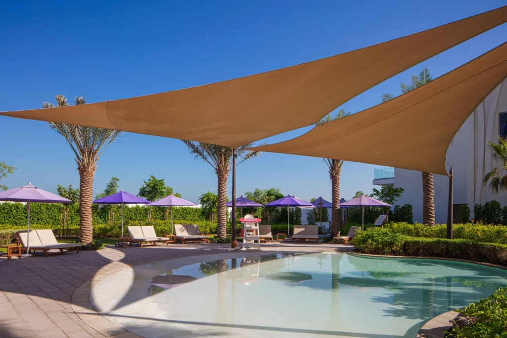 Centara Mirage Beach Resort Dubai — pool and material details — view 3