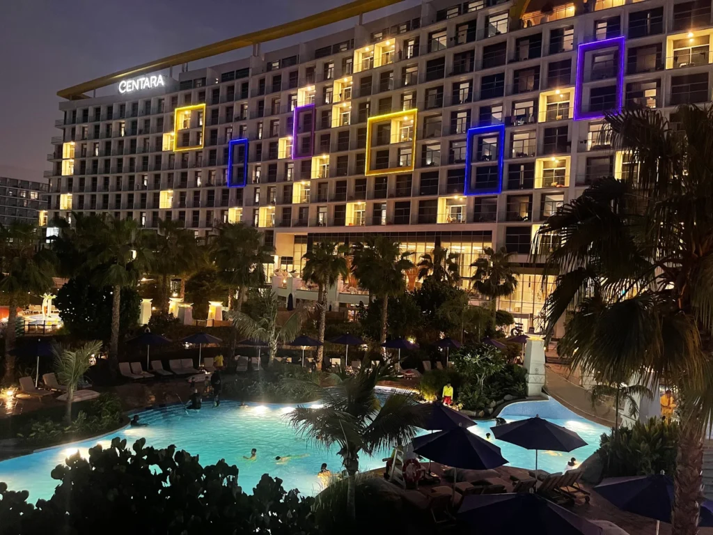 Centara Mirage Beach Resort Dubai — pool and material details — view 4