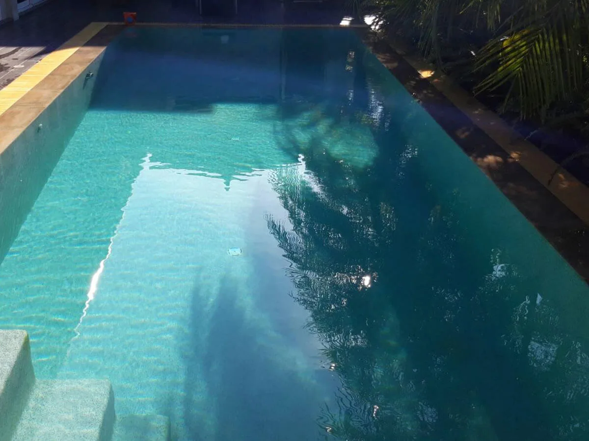 Pool finish in a completed pool — view 7