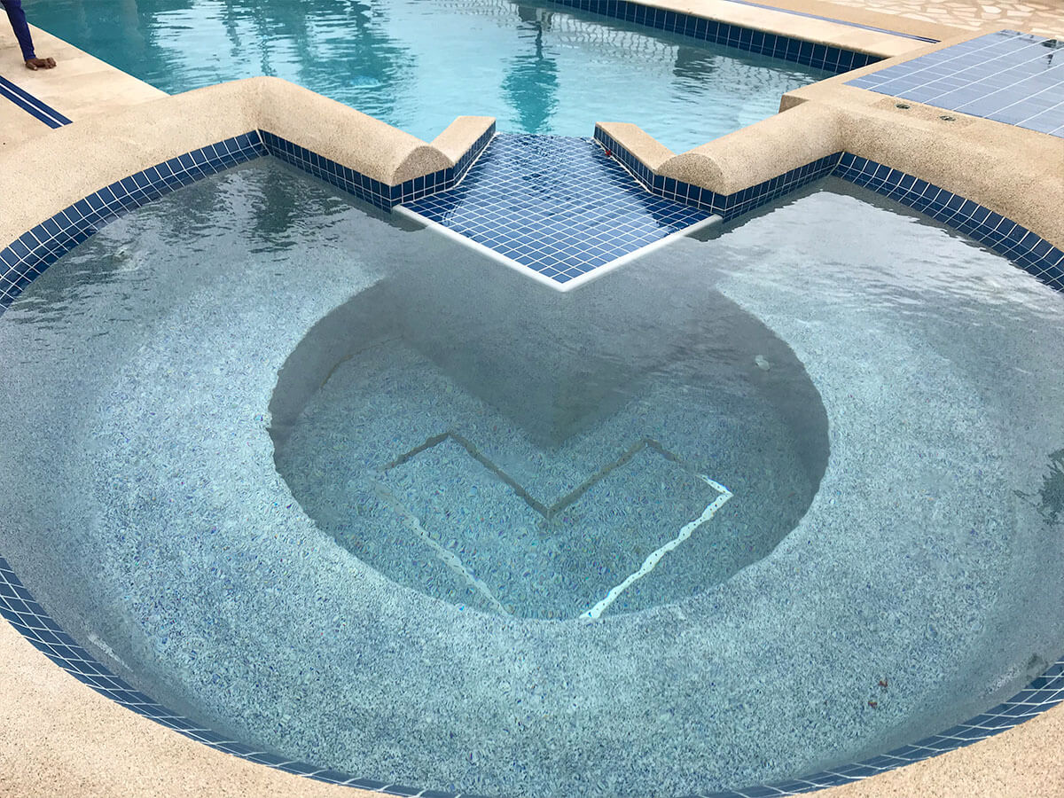 Pool finish in a completed pool — view 8
