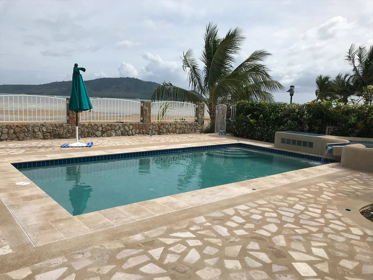 Pool finish in a completed pool — view 9