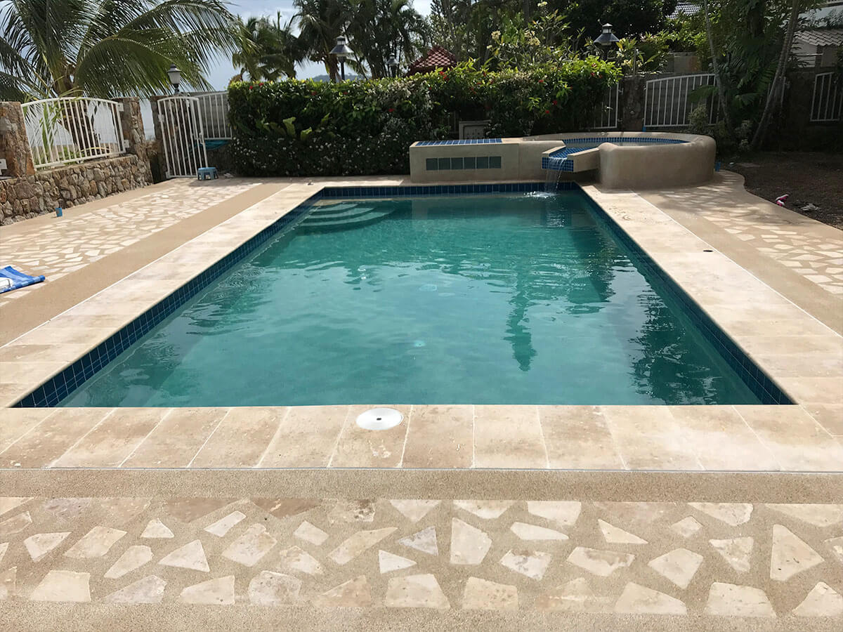 Pool finish in a completed pool — view 10