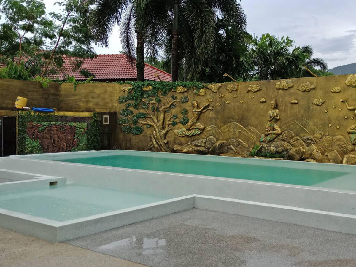 Pool finish in a completed pool — view 12