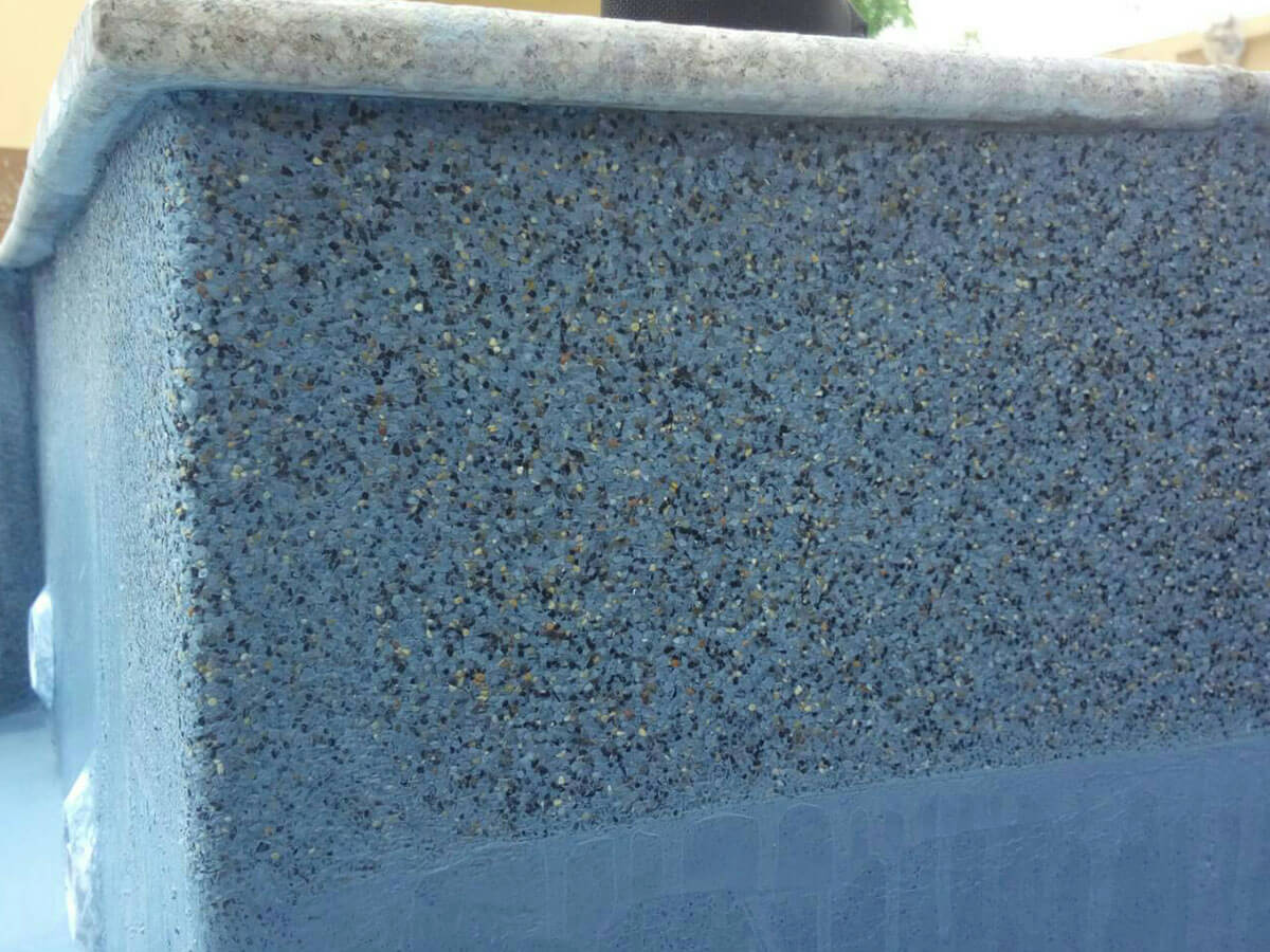 Pool finish in a completed pool — view 17