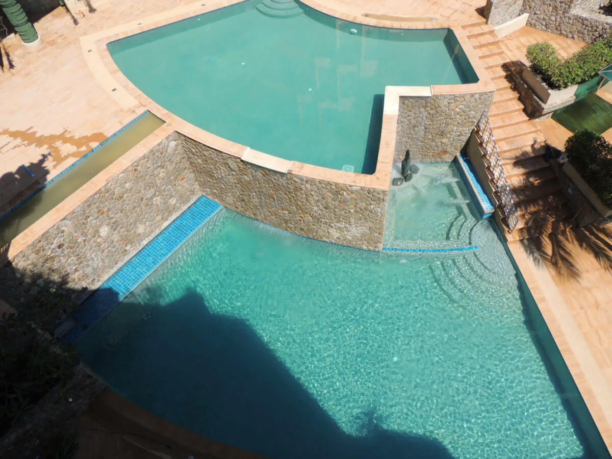 Pool finish in a completed pool — view 26