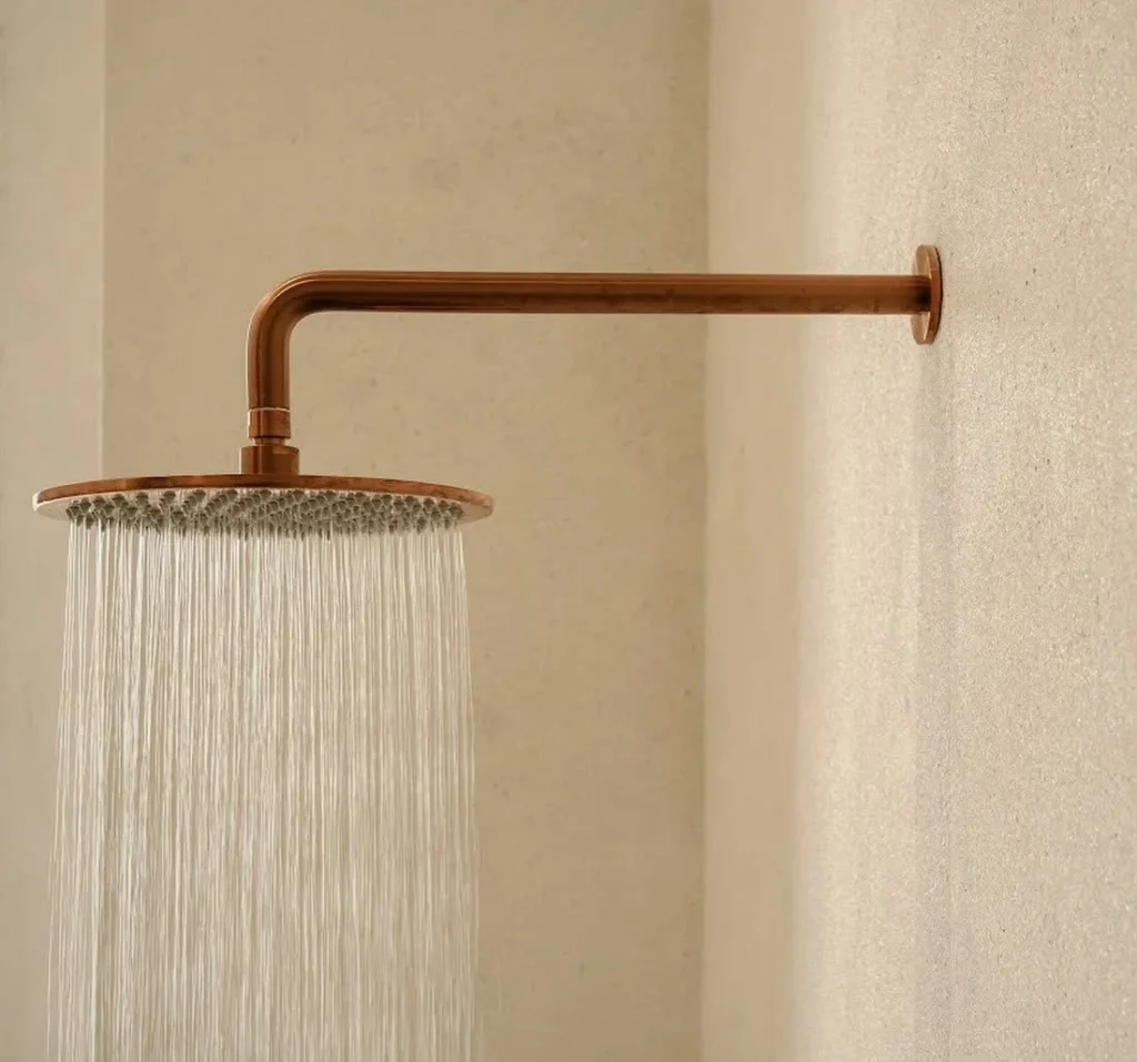 Cool White shower wall at Lunaya Villa.
