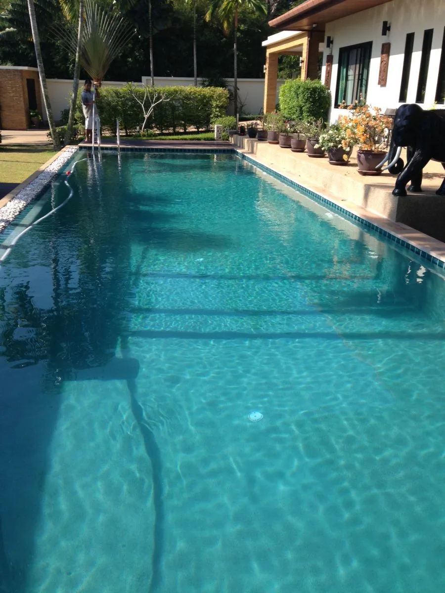 Pool finish in a completed pool — view 45