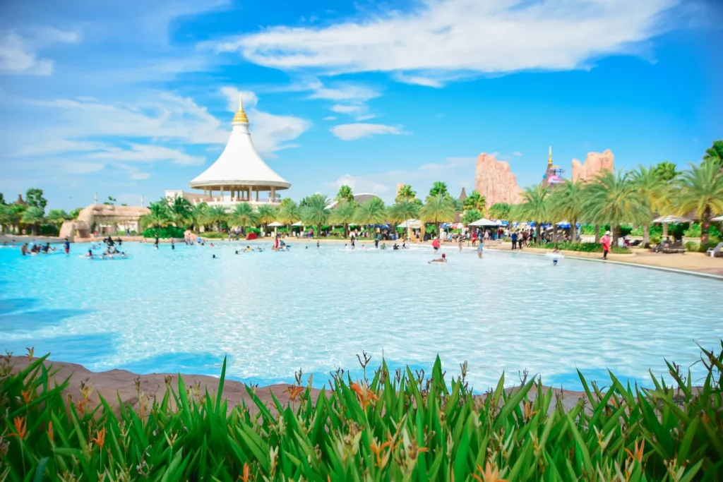 Garden City Water Park — completed pool — view 2