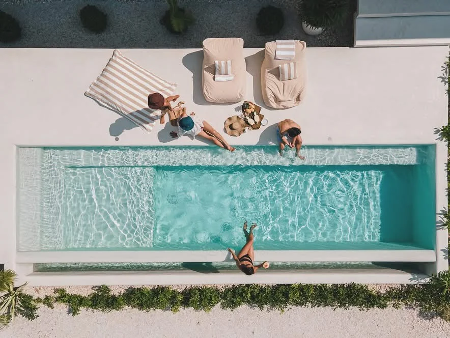 Lunaya Villa — completed pool — view 2