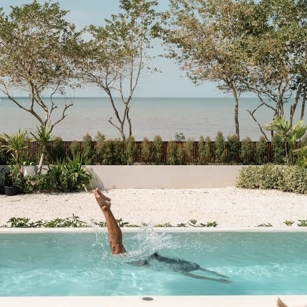 Lunaya Villa — completed pool — view 3