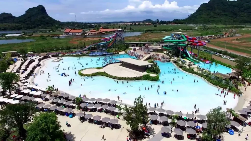 Ramayana Water Park — completed pool — view 1
