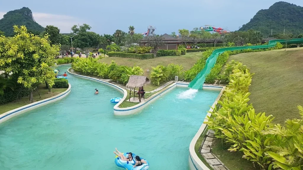 Ramayana Water Park — completed pool — view 2