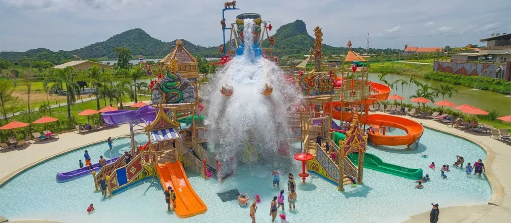 Ramayana Water Park — completed pool — view 4