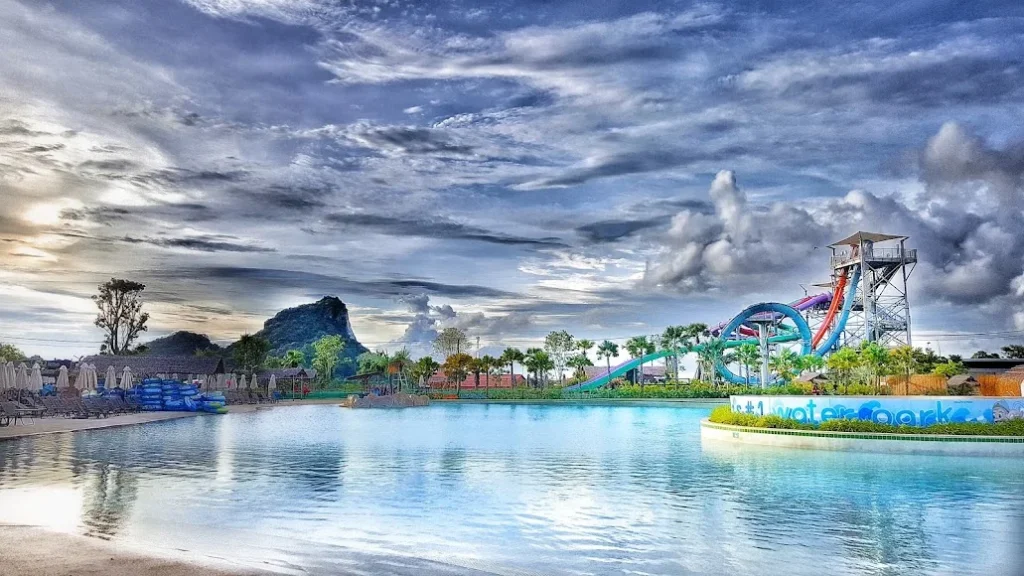 Ramayana Water Park — completed pool — view 5