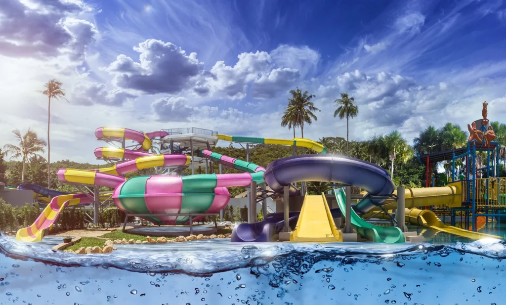 Samui Water Park — archive pool photograph — view 1