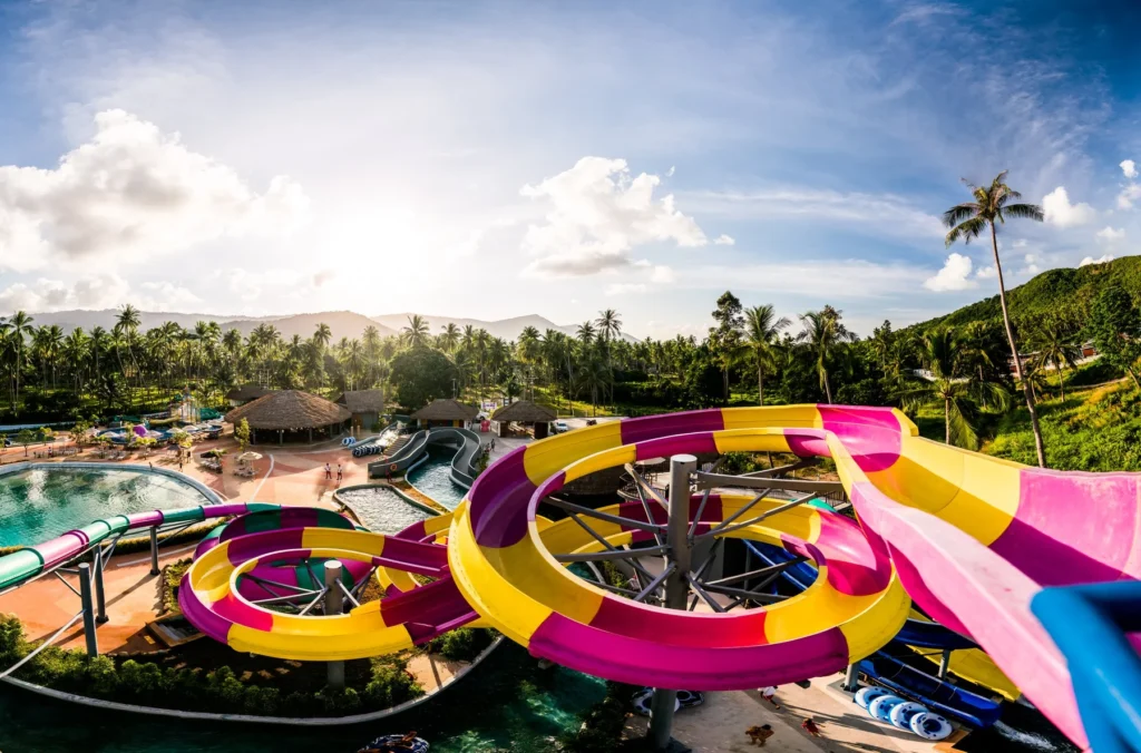 Samui Water Park — archive pool photograph — view 2