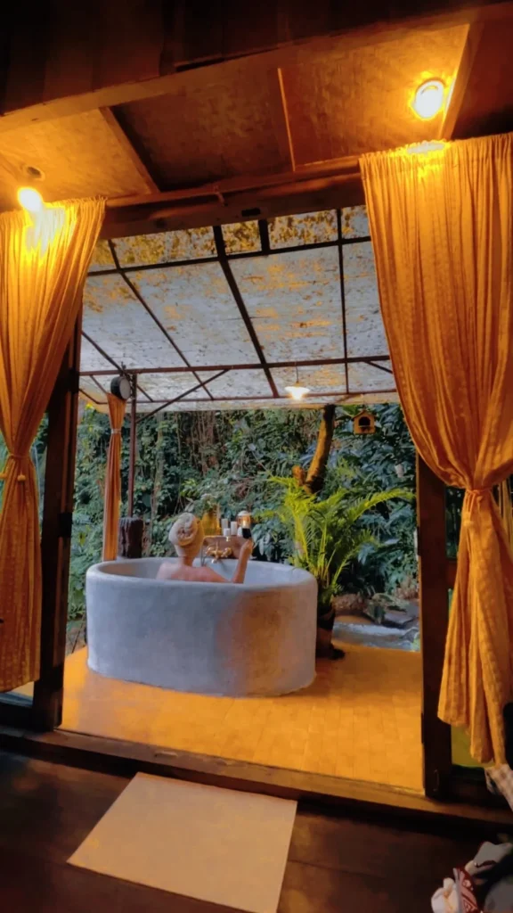 View from the bathing pavilion at Channabot