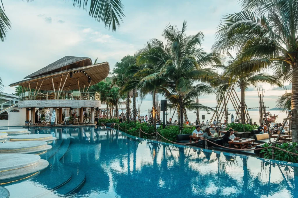 Tha Chang Beach Club — pool and material details — view 1