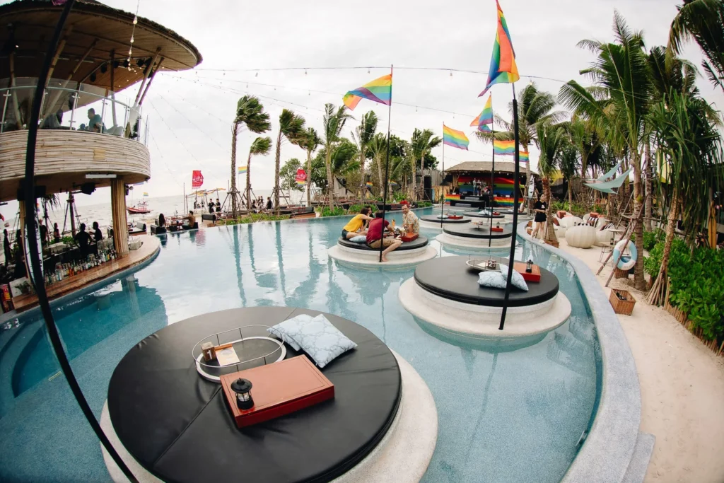 Tha Chang Beach Club — pool and material details — view 2