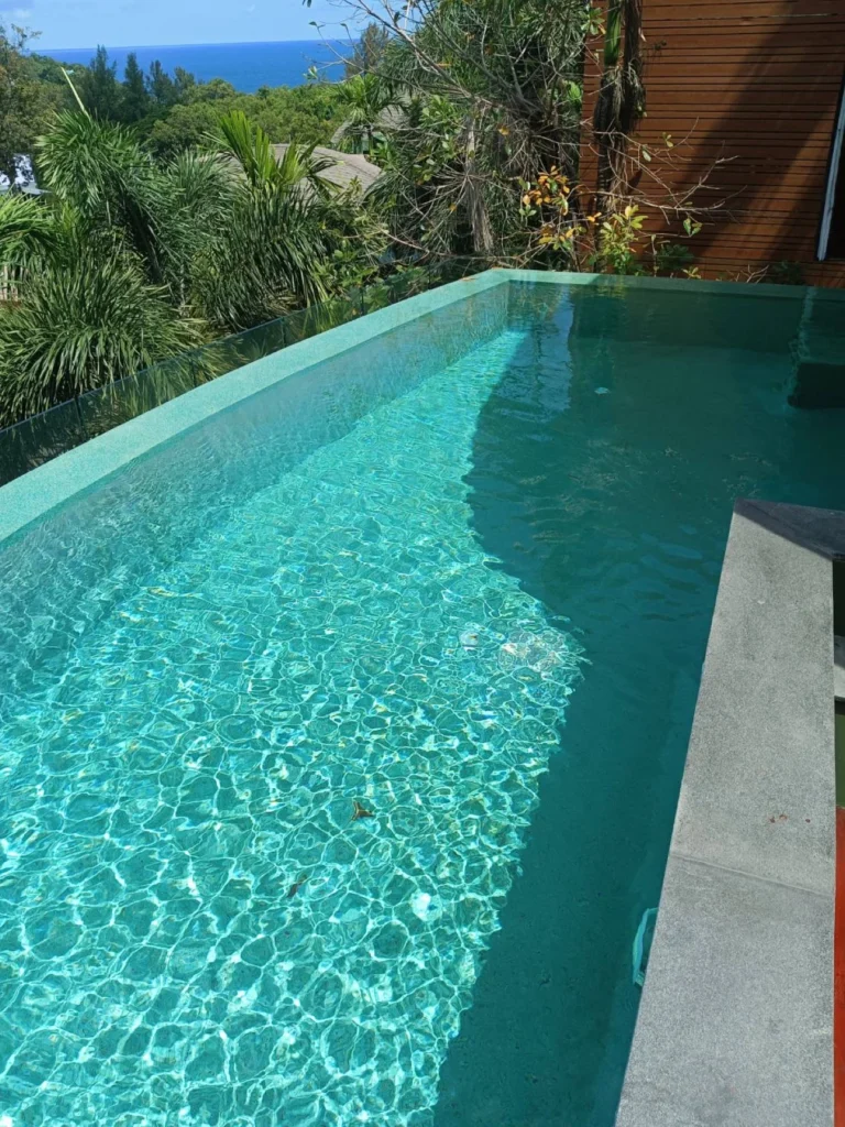 Pool Crete Texture Crest Resort, Patong | PebbleCrete pool finish